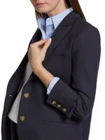 Boyfriend Wool-Blend Blazer