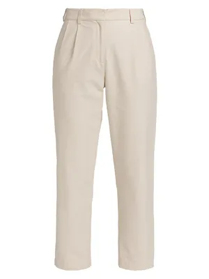 Ivy Tailored Straight-Leg Pants