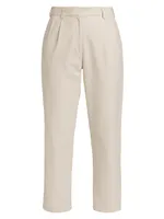 Ivy Tailored Straight-Leg Pants