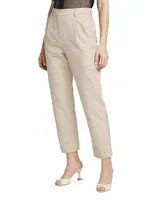 Ivy Tailored Straight-Leg Pants