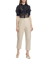 Ivy Tailored Straight-Leg Pants