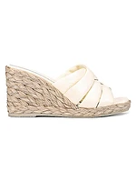 Gilian Leather Wedge Sandals