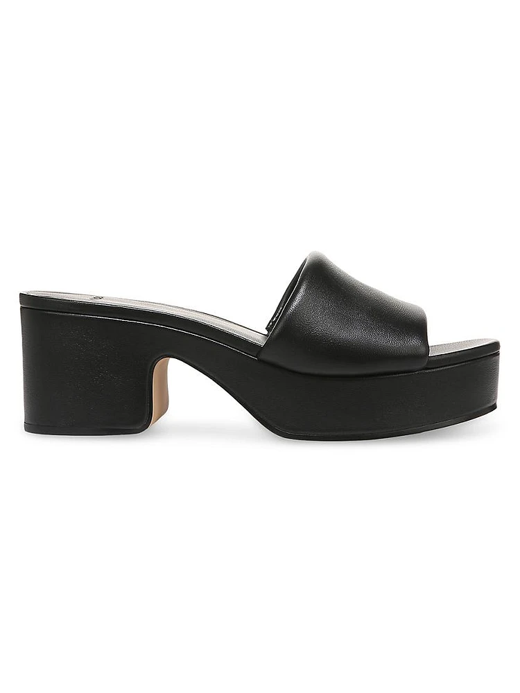 Margo Platform Leather Mules