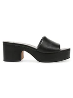 Margo Platform Leather Mules