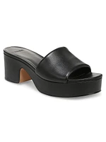 Margo Platform Leather Mules