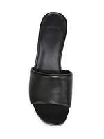 Margo Platform Leather Mules