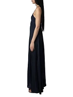 Rayonne Satin Ombré Maxi Dress