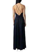 Rayonne Satin Ombré Maxi Dress