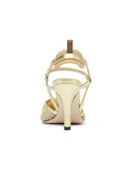 Fendi Fray Colibri 85MM Slingback Pumps