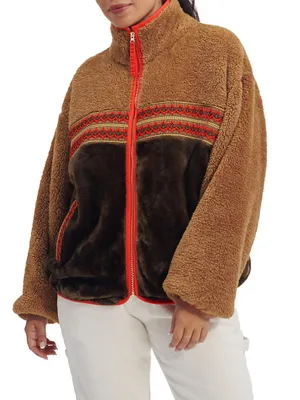 Sherpa & Faux Fur Marlene Jacket