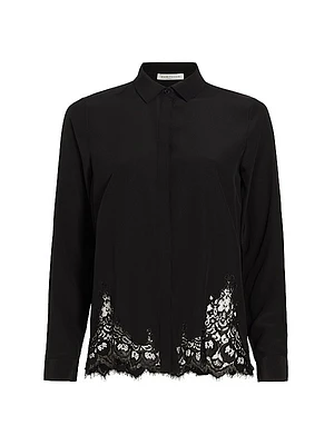 Lace Inset Shirt