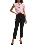 The Ava Straight-Leg Ankle Pants