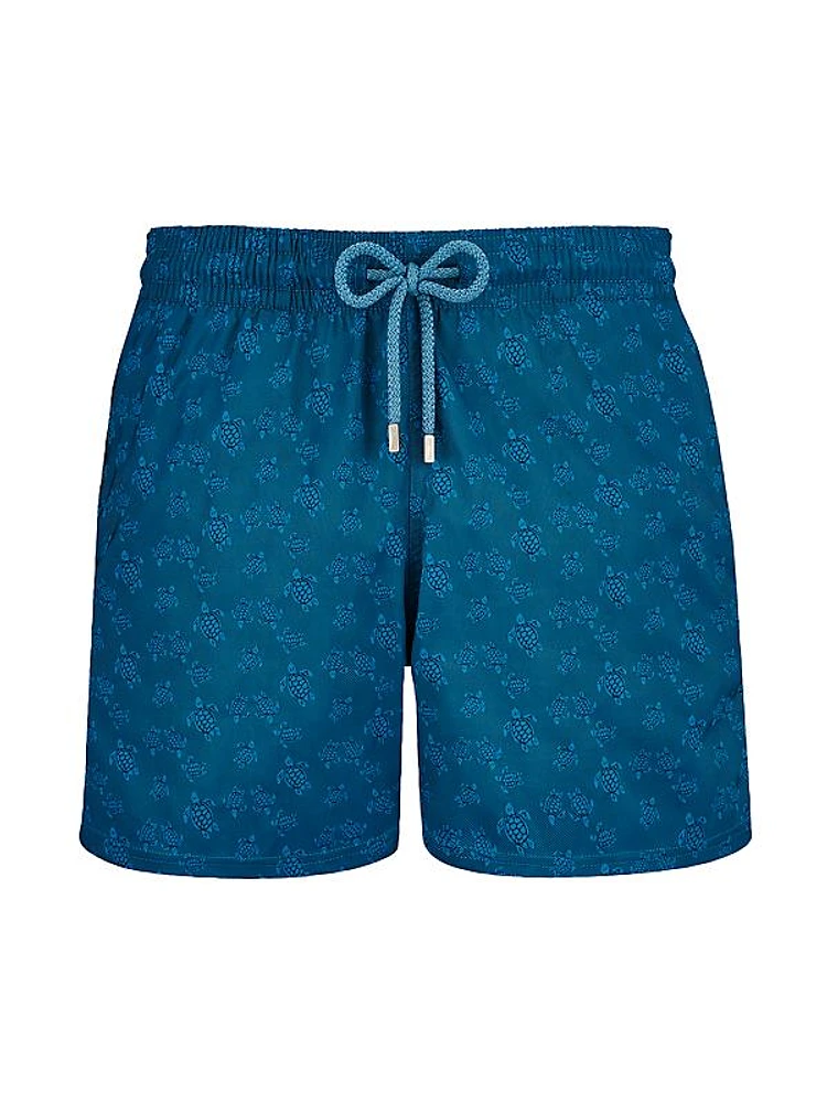 Turtle Jacquard Swim Shorts