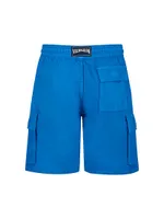 Linen Cargo Shorts