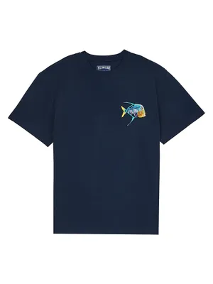 Piranha Embroidered T-Shirt