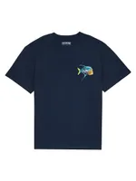 Piranha Embroidered T-Shirt