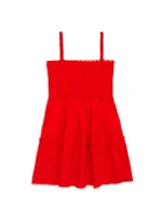 Little Girl's & Grier Pleated Dress