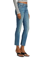 The Dazzler Mid-Rise Ankle Jeans