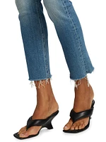 The Dazzler Mid-Rise Ankle Jeans