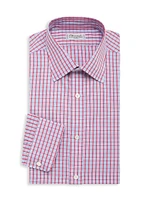 Windowpane Check Dress Shirt