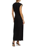 Clemence Wrap Midi-Dress