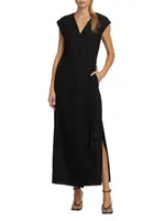 Clemence Wrap Midi-Dress