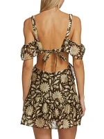 Xanita Floral Cut-Out Minidress