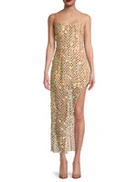 Cabana Embellished Midi-Dress