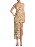 Cabana Embellished Midi-Dress