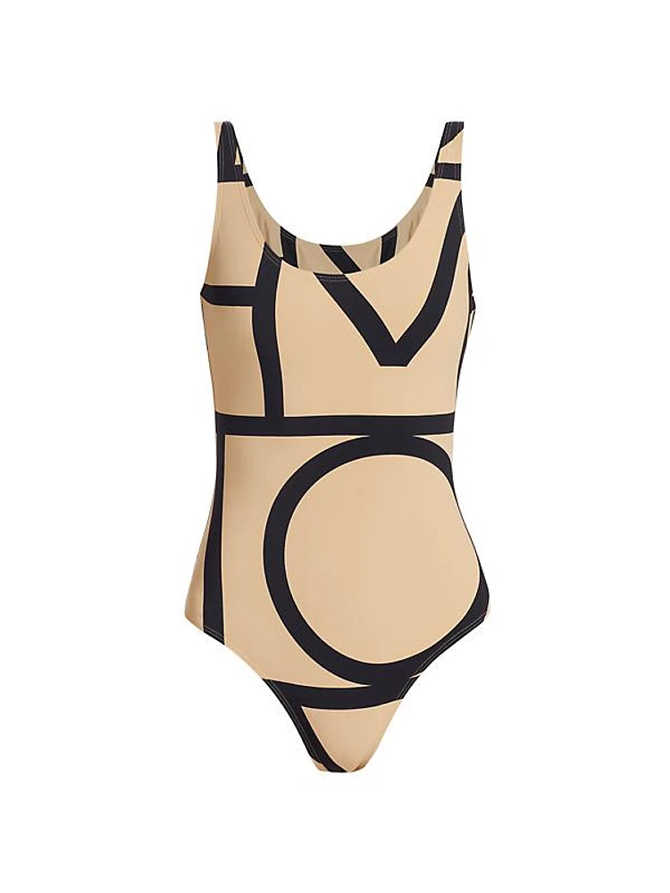 Monogram One-Piece Swimsuit