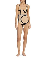 Monogram One-Piece Swimsuit