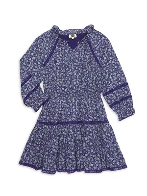 Little Girl's & Angela Floral Dress