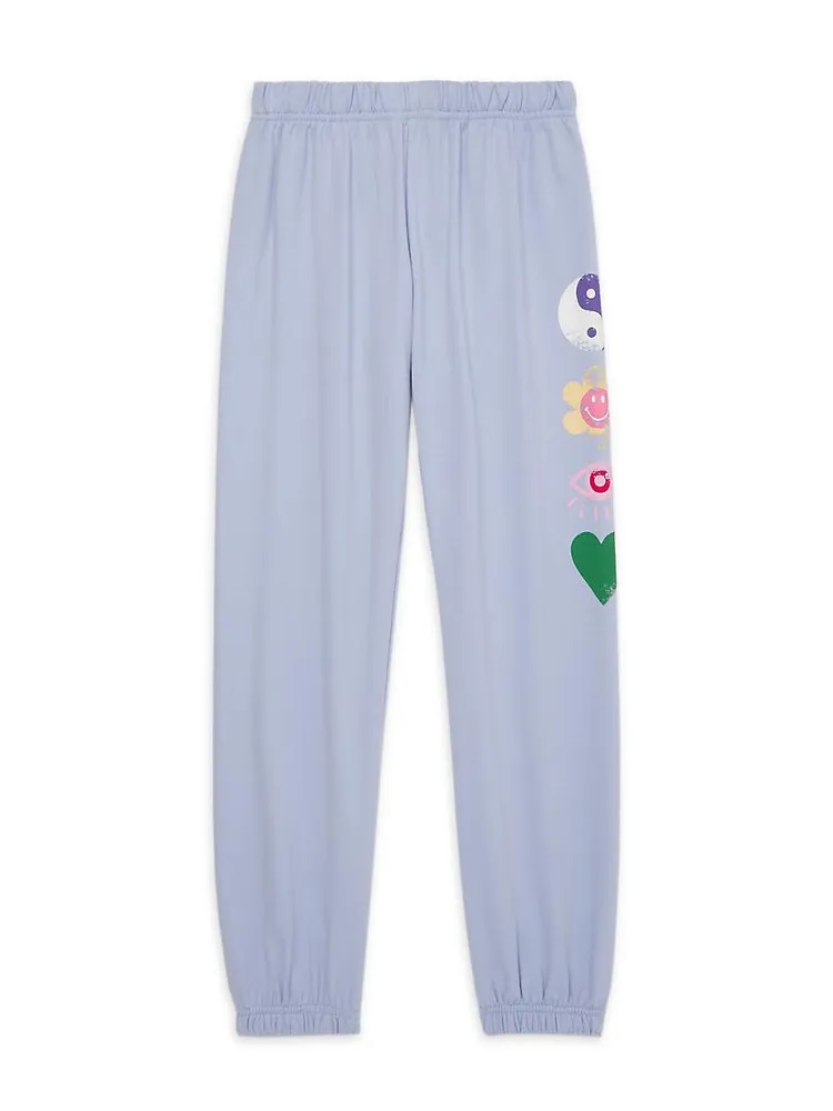 Little Girl's & Jessenia Printed Joggers