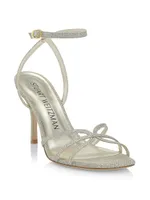 Barely There Shimmering Strappy Sandals