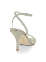 Barely There Shimmering Strappy Sandals