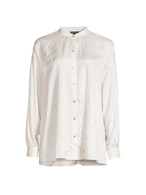 Boxy Silk Shirt