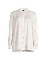 Boxy Silk Shirt