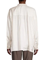 Boxy Silk Shirt