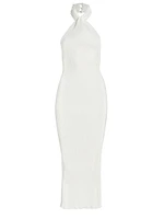 Klum Satin Midi-Dress