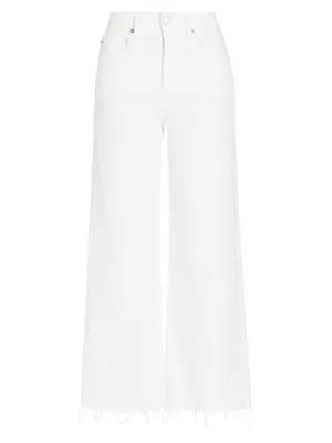 Saige Wide-Leg Cropped Jeans