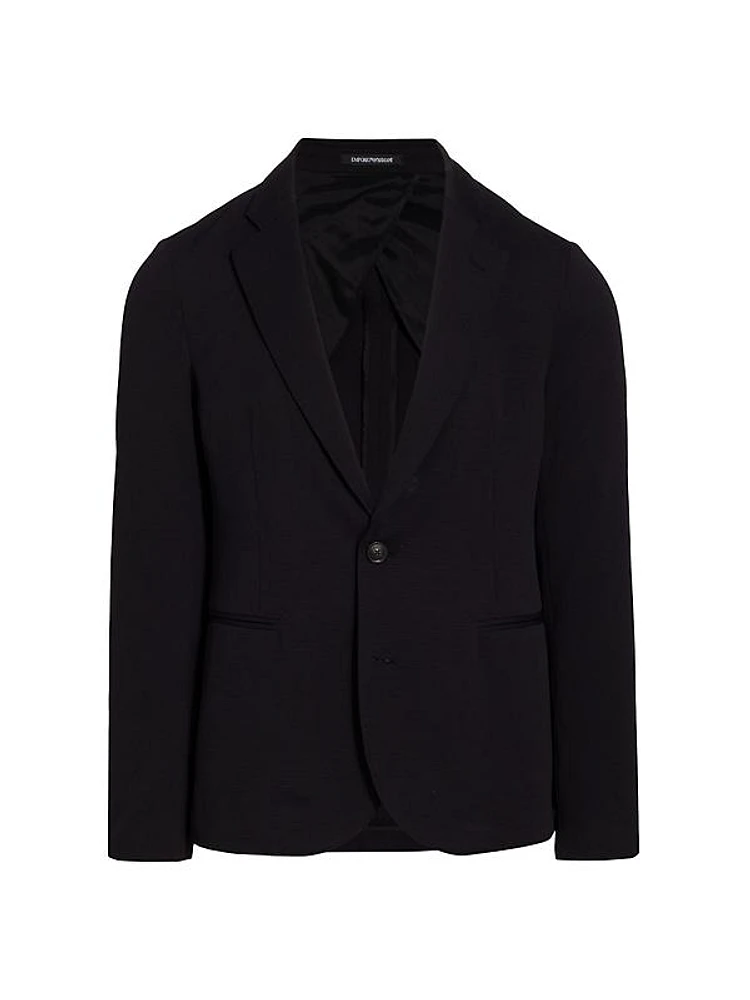 Techno Jersey Blazer