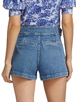 Vincent Cotton Denim Utility Shorts