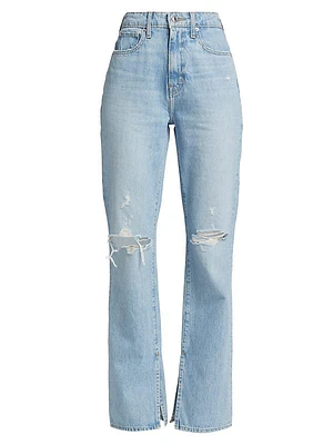 Frankie Ultra High-Rise Straight-Leg Jeans