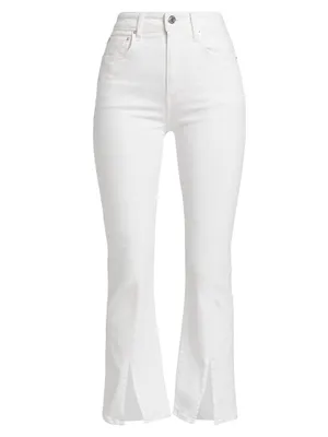 Mira Cotton-Blend Flared Jeans