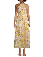 Aisha Floral Smocked Maxi Dress