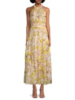 Aisha Floral Smocked Maxi Dress