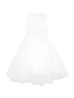 Little Girl's & Communion Tulle Beaded Dress