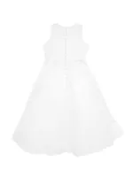 Little Girl's & Communion A-Line Satin Dress