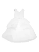 Little Girl's & Communion Sparkle Tulle Tier Dress