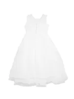 Little Girl's & Communion Organza A-Line Dress